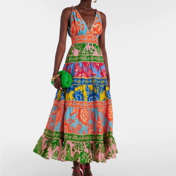 FARM Rio Dresses & Skirts - FARM Rio Vibrant Floral Maxi Dress
